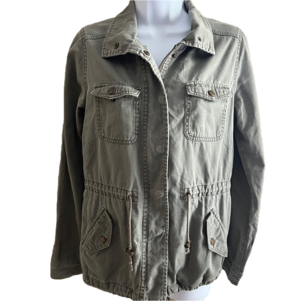 Delia’s Olive Green Army/Utility Jacket Size Medium M